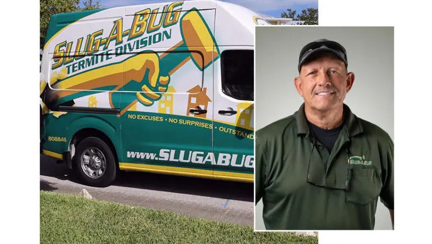 Billy Rolison and the Slug-A-Bug termite truck