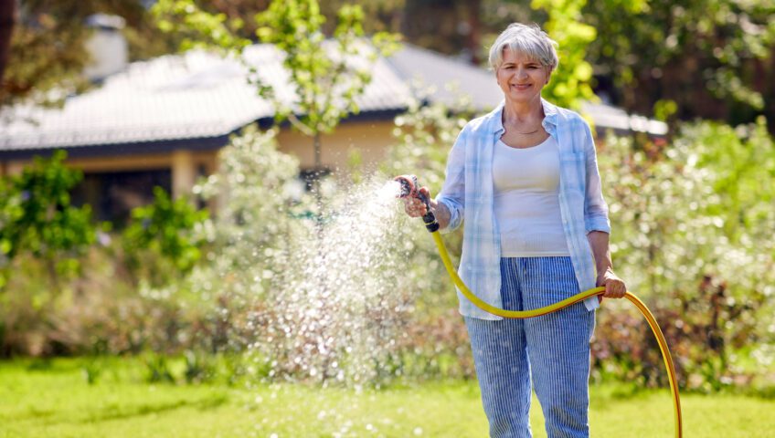 Watering Florida Lawn